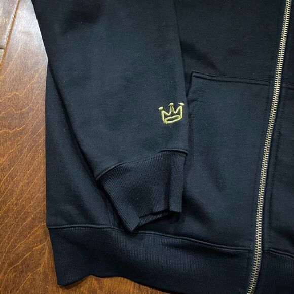 PNB Nation Vintage Y2K Hip-Hop Streetwear Full Zip Black Hoodie Men's Size 3XL - Picture 4 of 9